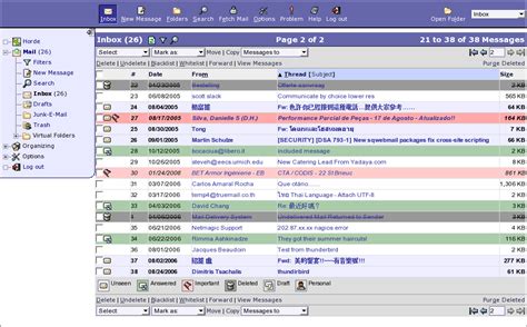 webmail boku horde.